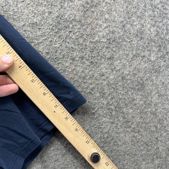 Sunrun Shirt Mens Small Navy Blue Solar Tee Short Sleeve Stretch Knit Athletic - Picture 8 of 10